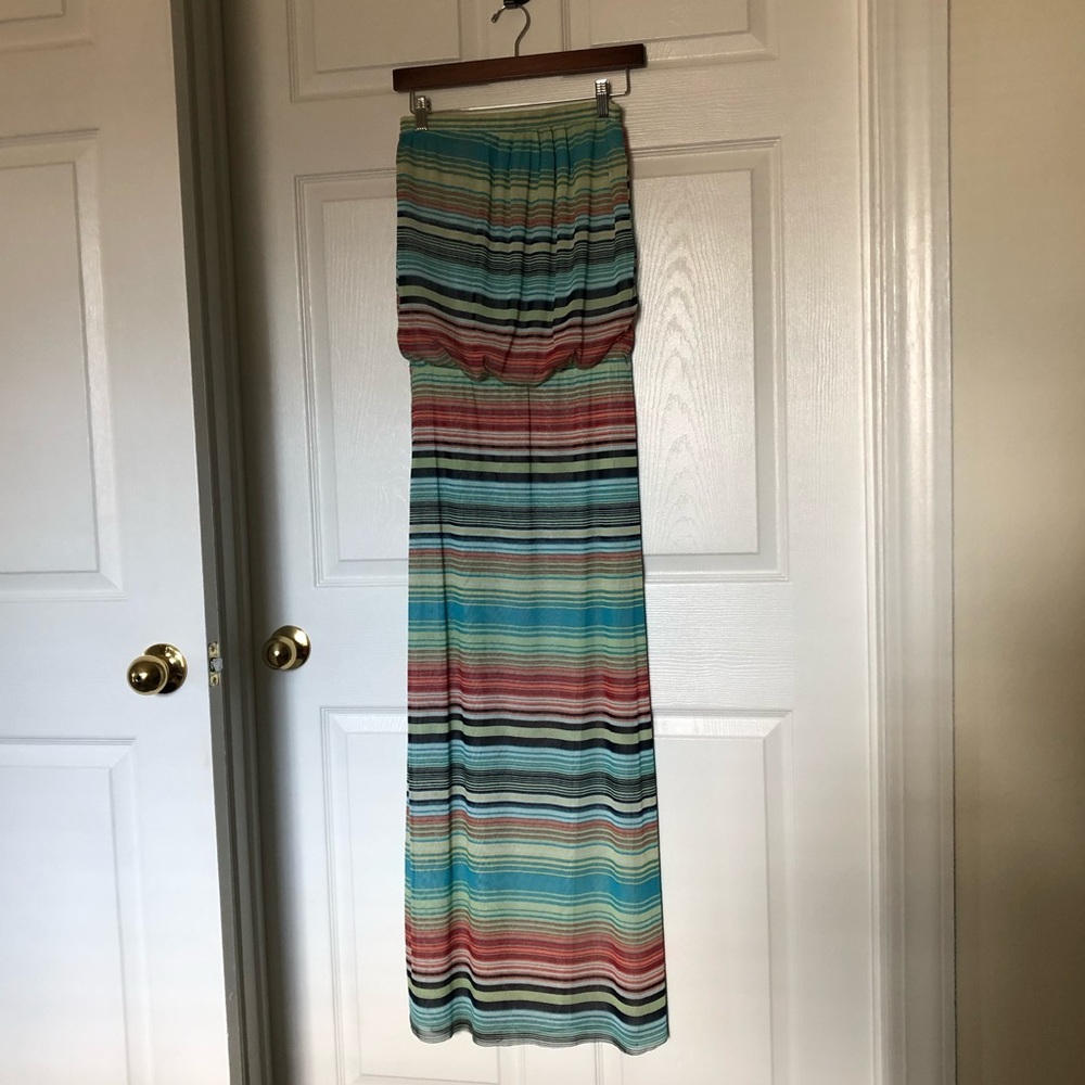 Cynthia Rowley Strapless Maxi Dress